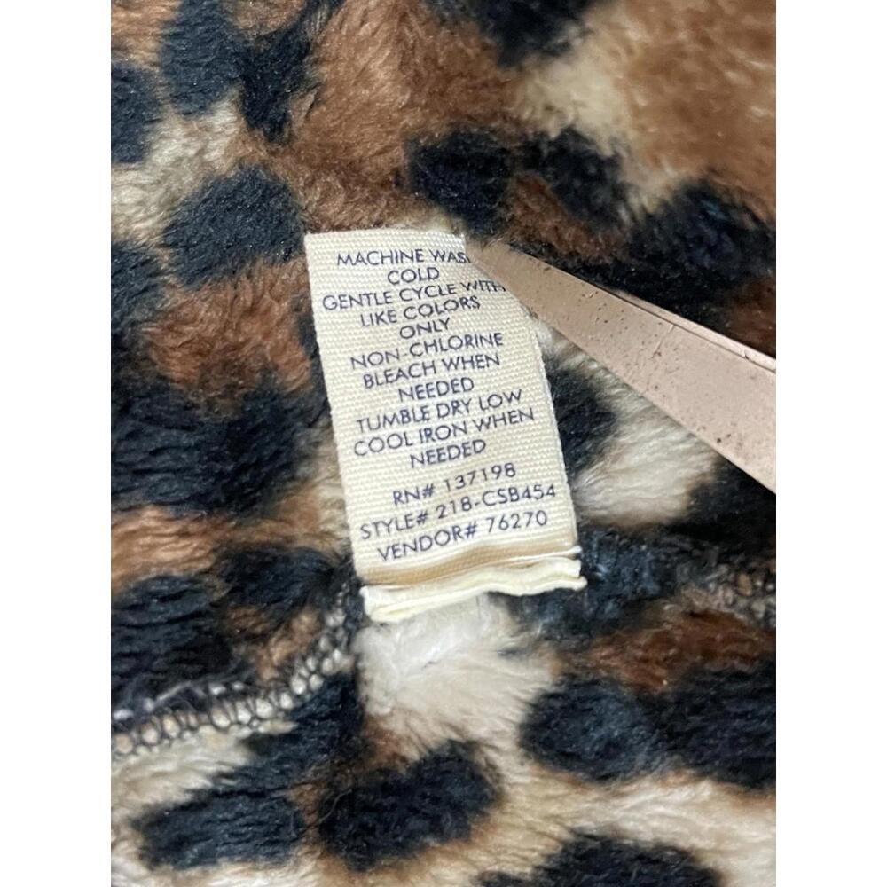 BKE Buckle Leopard Print Jacket Womens Large !! - Picture 10 of 14